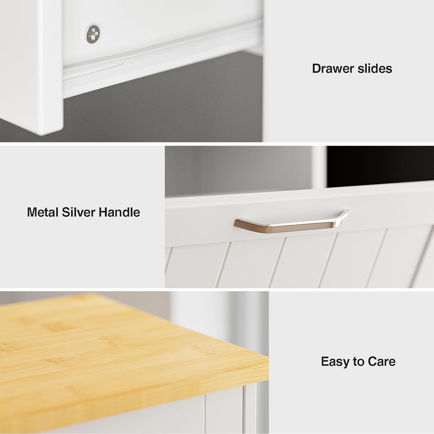 20 Gallon Double Tilt Out Trash Cabinet with Charging Station, Upgrade Wooden Free Standing Trash Cabinet with Outlet,Recycling Cabinet with Hideaway Drawer (White)