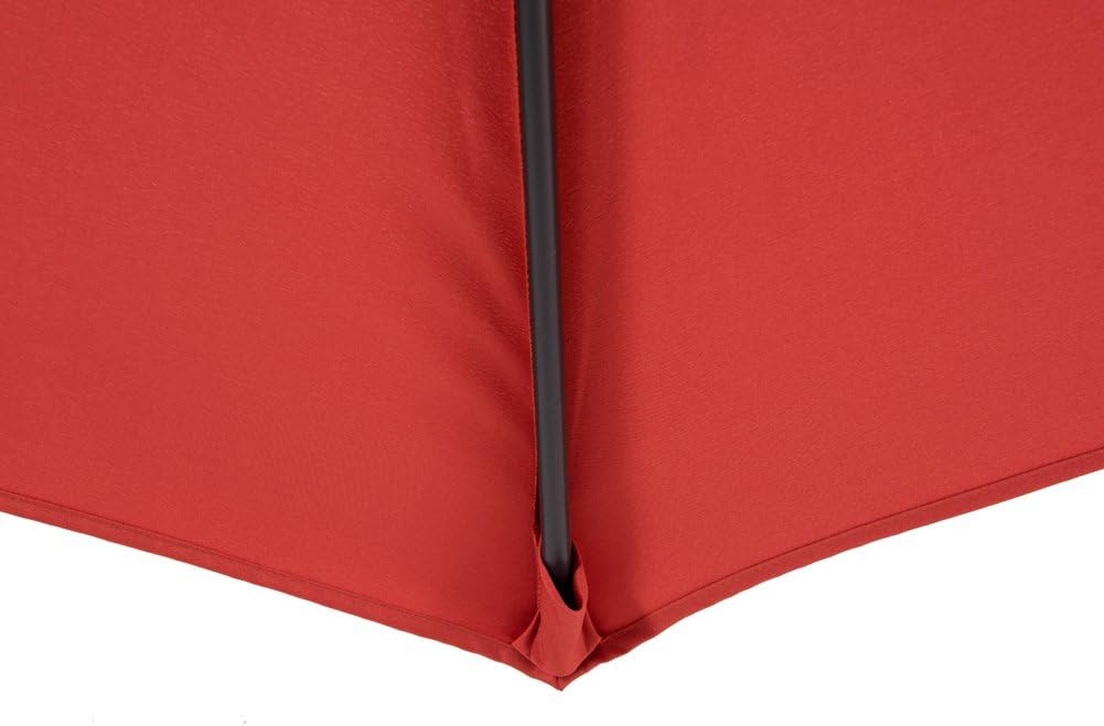 10FT Offset Patio Umbrella Cantilever Hanging Umbrella w/ Crank & 360° Rotation