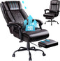 Office Chair,Big and Tall Office Chair with Foot Rest Ergonomic High Back Executive Office Chair 400lbs,Home Office Desk Chairs with Lumbar Support,Reclining Office Chair