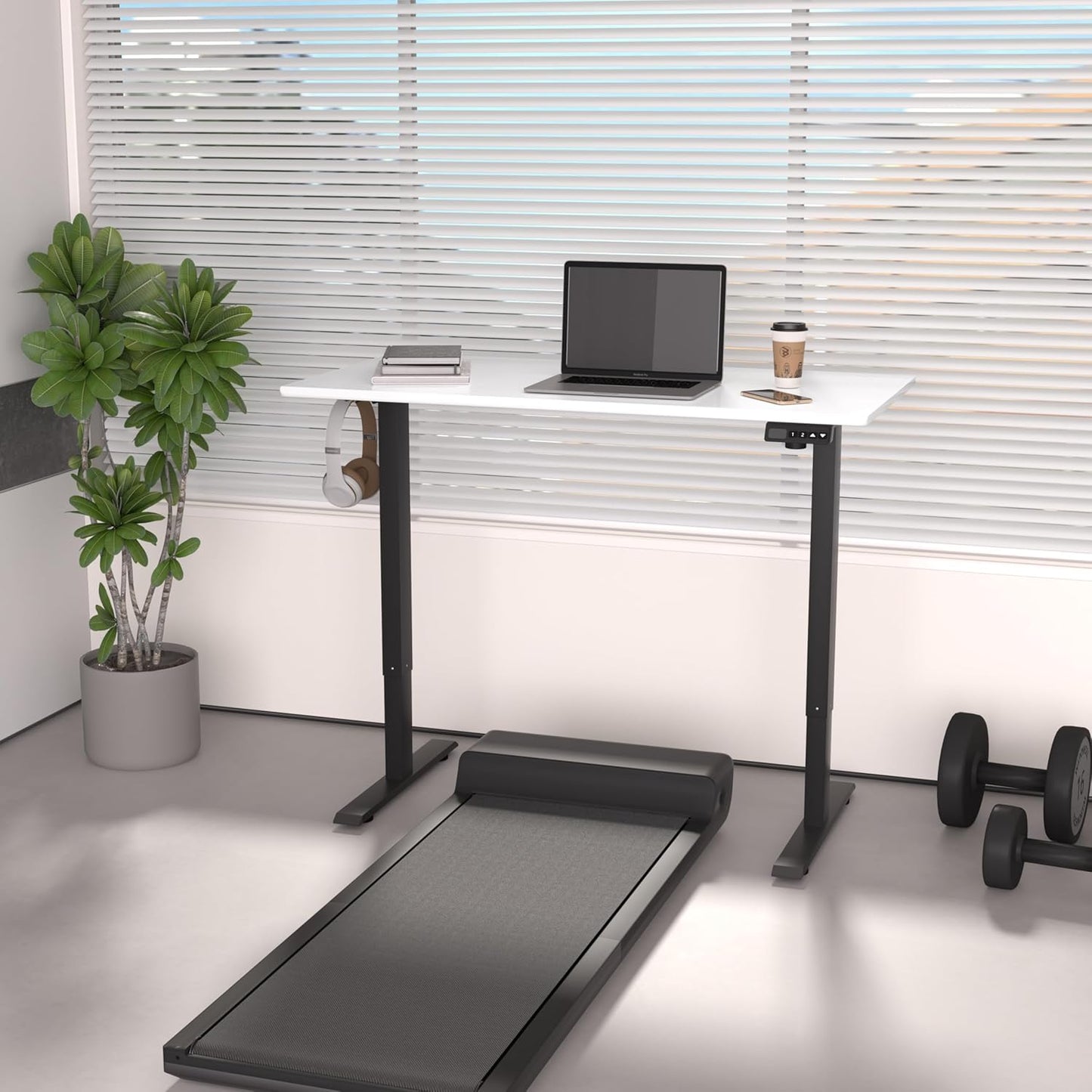 Electric Standing Desk,48"x24"H Adjustable Table,Sit Stand Table for Home Office