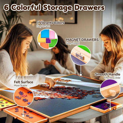 RBA1 G43PVLLNT LAFATI 1500 Pieces Rotating Puzzle Board