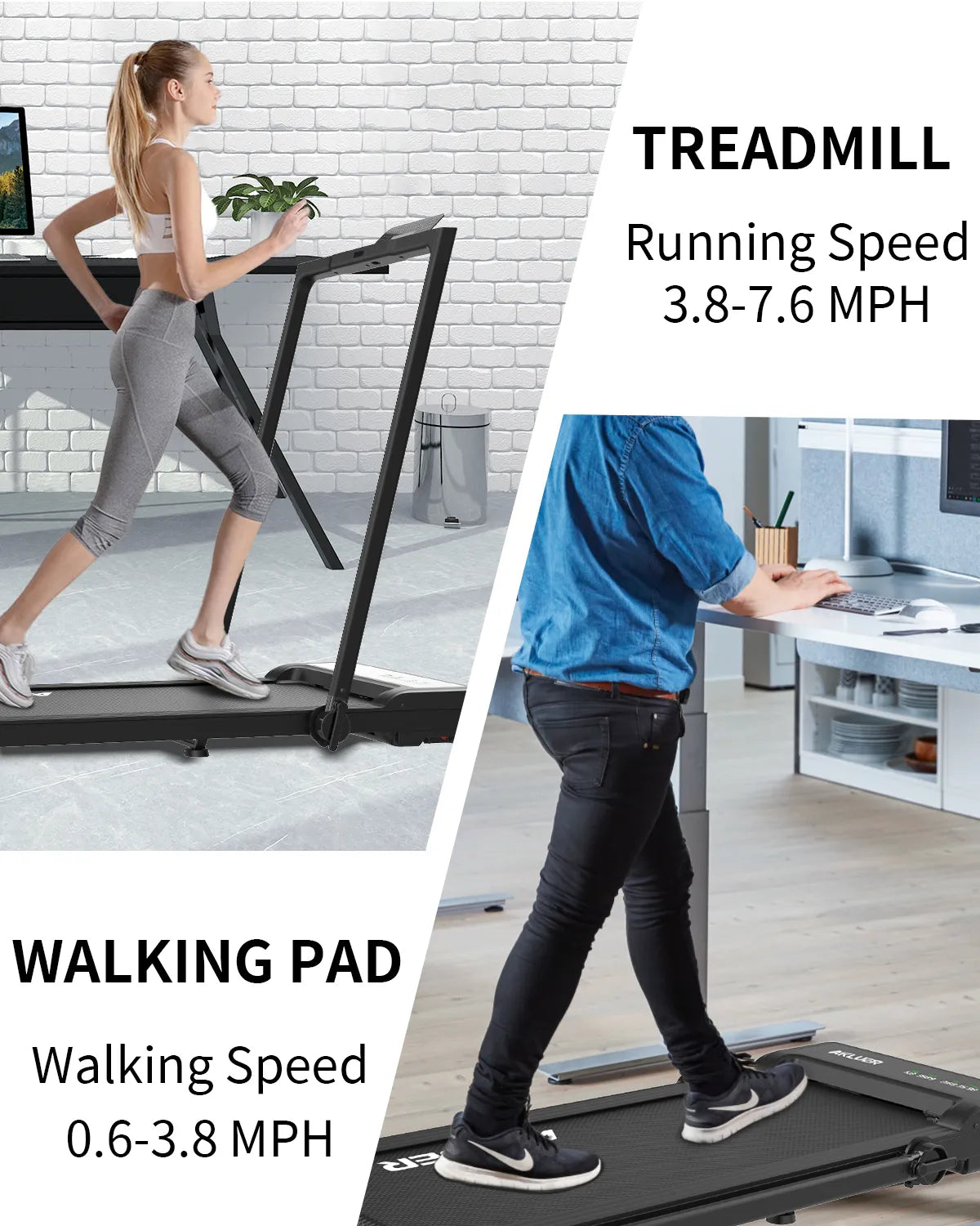 RBA1 P2-F Under Desk Treadmill