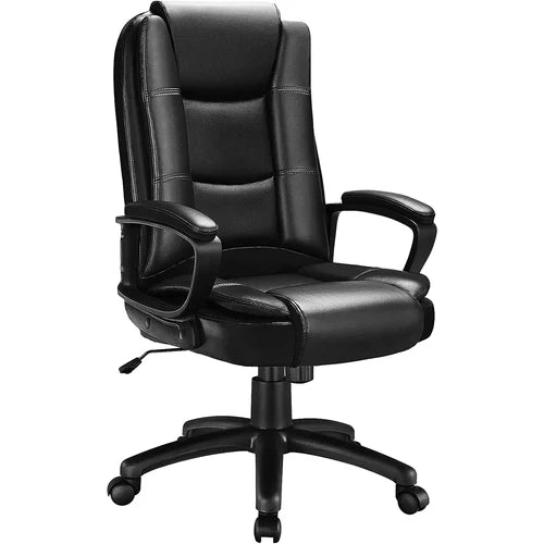 High Back Heavy Duty Executive Leather Office Chair, 400LBS 8Hours EOC01