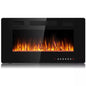 30 inch Ultra-Thin Wall Mounted & Recessed Electric Fireplace